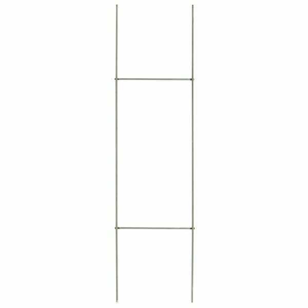 Hillman Galvanized Silver Steel H-Bracket Sign Stake, 12PK 843318